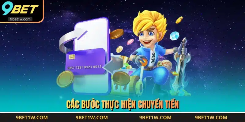 Các bước thực hiện chuyển tiền 