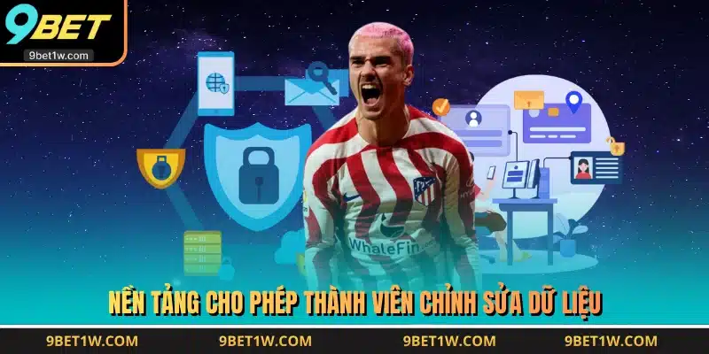 Nền tảng cho phép thành viên chỉnh sửa dữ liệu